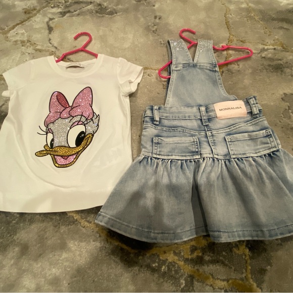 Daisy Duck Skirt Set & shoes to match.